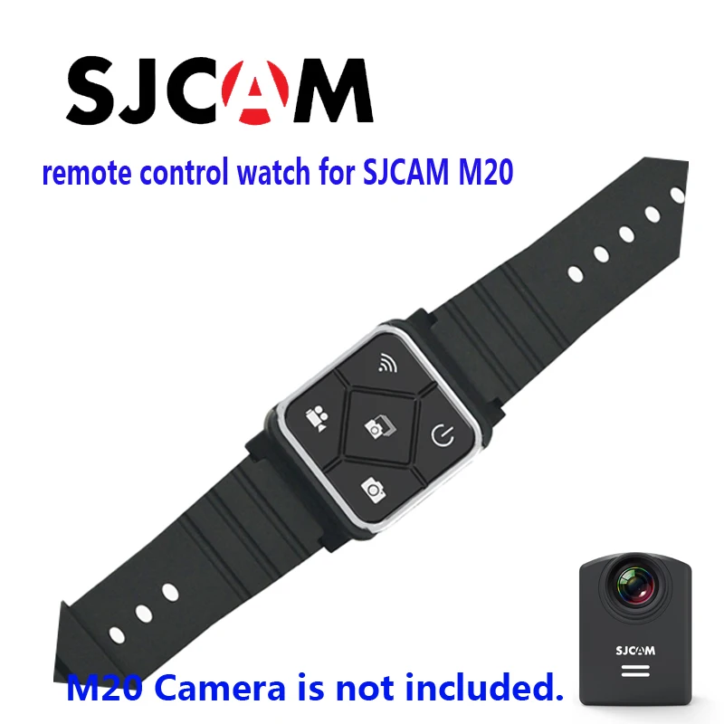 

LBKAFA For SJCAM Smart Remote Control RF Wrist Remote Controller Watch for SJCAM M20 SJ6 Legend SJ7 Star Sport Action Camera