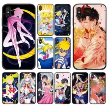 El anime japonés chica Guerrero magia Luna para Xiaomi Redmi Note 5 S2 7 Plus 6 3 3S Pro 4A 4X 5A 6A funda principal para mi 9 8 RG Lite