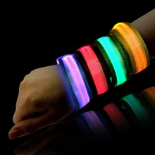 Светоотражающий нарукавный ремень для спорта на открытом воздухе, для ночного бега, для езды на велосипеде, ремень безопасности, напульсник, браслеты на запястье