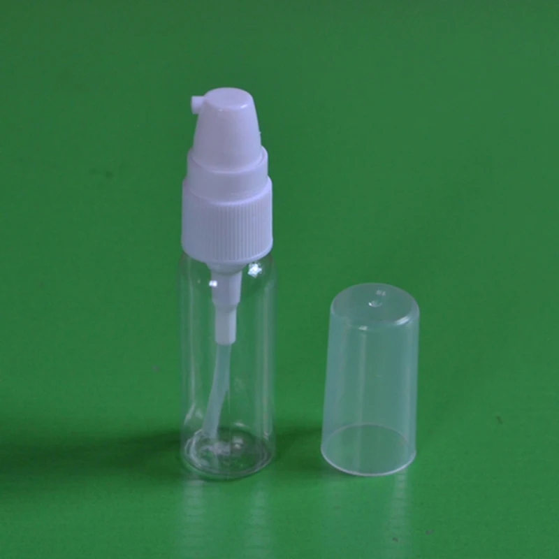20pcs 20ml Plastic Empty Lotion Bottle Refillable Sample Powder Pump