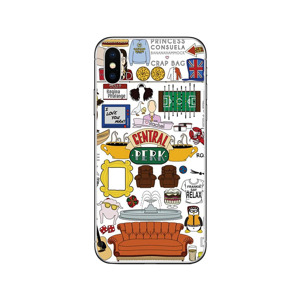 Чехол ciciber tv Series Friends Funda для Iphone 7 8 6 6S Plus 5S SE 11 Pro Max Мягкий ТПУ чехол для телефона для Iphone X XS MAX XR Coque - Цвет: Patterned 3