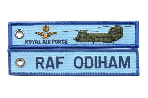 

Raf Odiham Royal Air Force Fabric Key Chain Aviation Tags