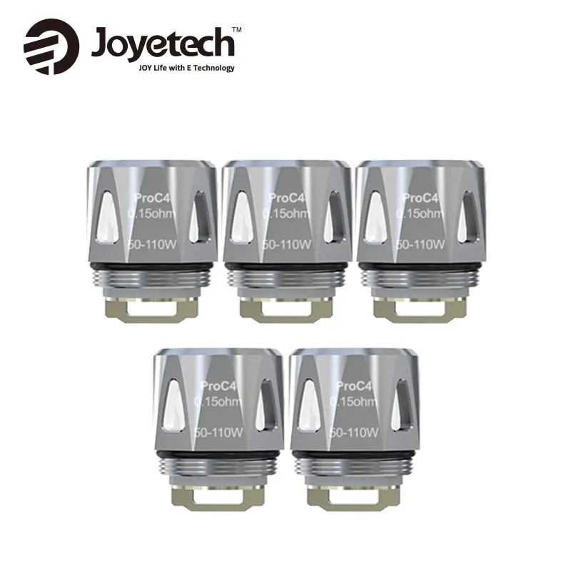 

5pcs Original Joyetech ProC4 DL Head 0.15ohm Replacement Core for ProCore Aries Tank Electronic Cigarette Vaper Quailty Coil