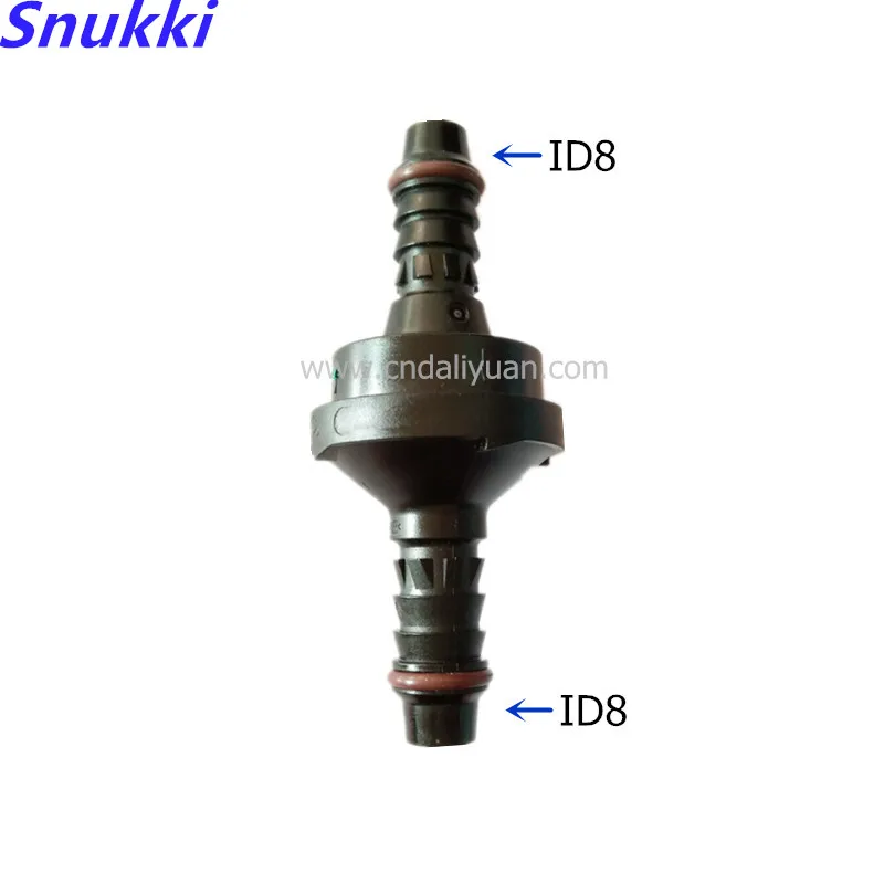 

high quality ID8 one-way valve non-return valve one way valve air pump vacuum check valve for car 1pcs a lot