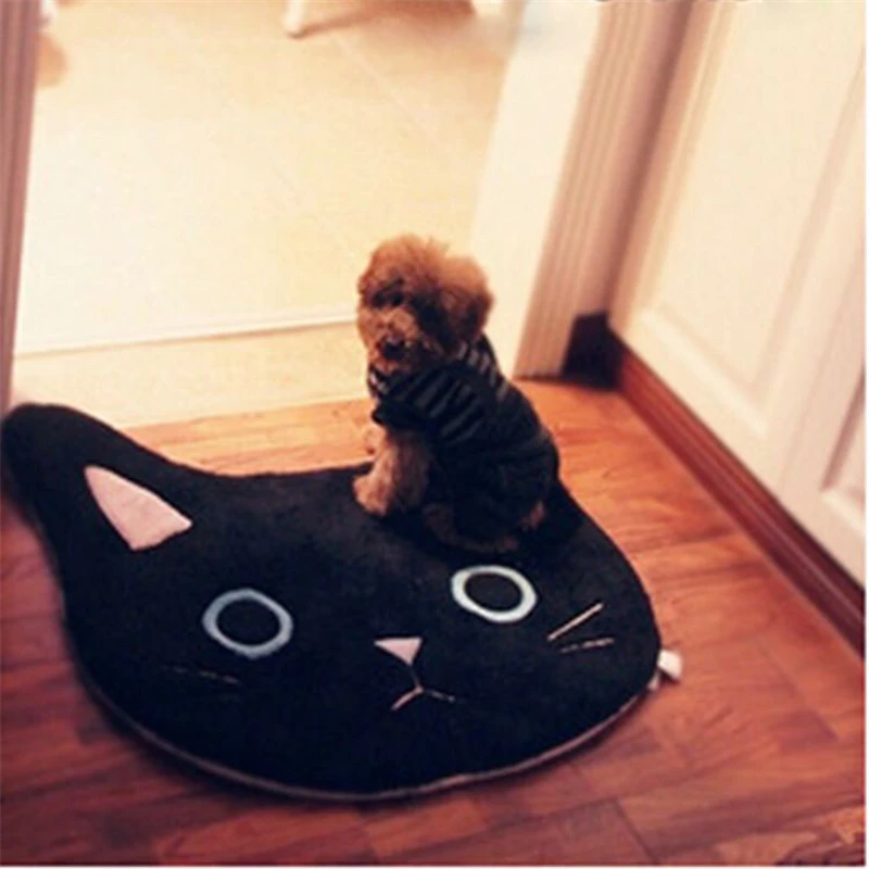 

Kawai Fuzzy Cat Entrance Doormats Door Mat Carpet Living Room Bedroom Anti-slip Floor Mats Kitchen Rugs lovely Hallway Mats