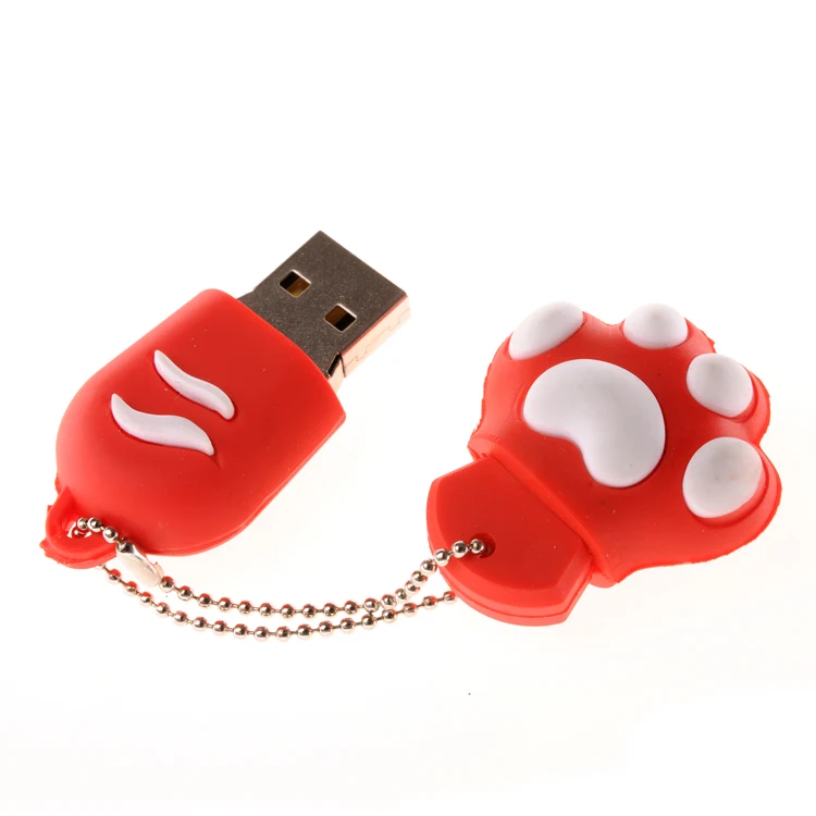 Usb флеш накопитель в виде кота с когтями 16 512 ГБ|flash drive 64gb|usb flash 64gb64gb pendrive |