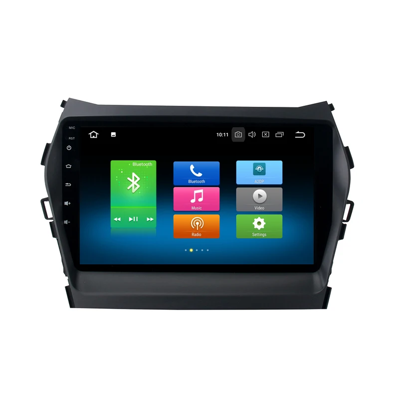 Discount Android 8.0 car GPS radio player for Hyundai Santa fe IX45 2013-2016 with Octa core px5 4G RAM wifi 4g usb auto Multimedia 1