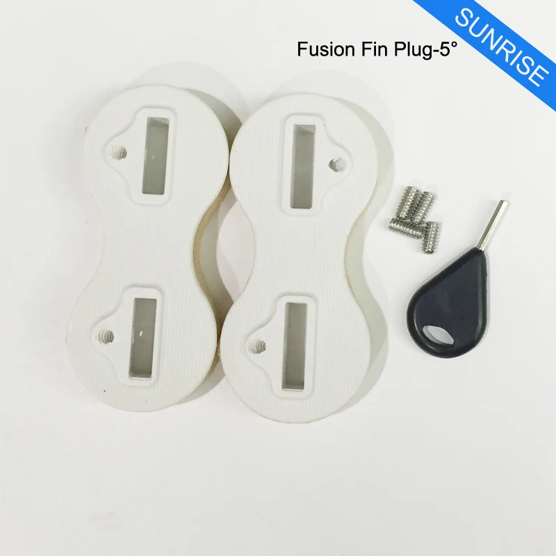 Доска для серфинга FCS плавник 5/9 штекер 90 градусов Fin Box Surf Белый Platsic Plug Fusion плавники Plug 2 шт./компл./компл