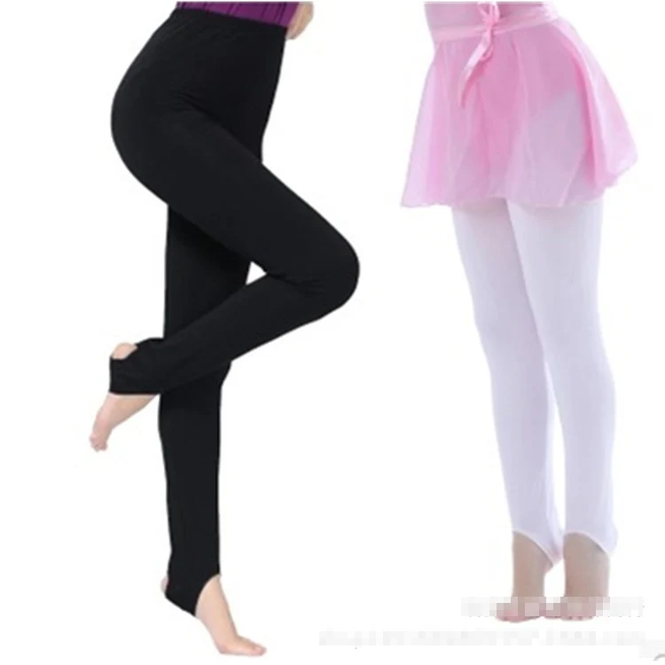 90 160cm Child Fitness Dance Tights Kids Ballet Practice Pants Girls