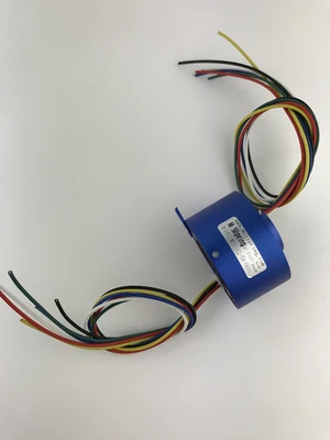 

Hollow Slip Ring Hole Diameter 12.7mm x 54mm 2/4/6/12 Circuits 10A Bore Through Hole Slip Ring Fr Camera Pan Tilt/Robot DIY Part