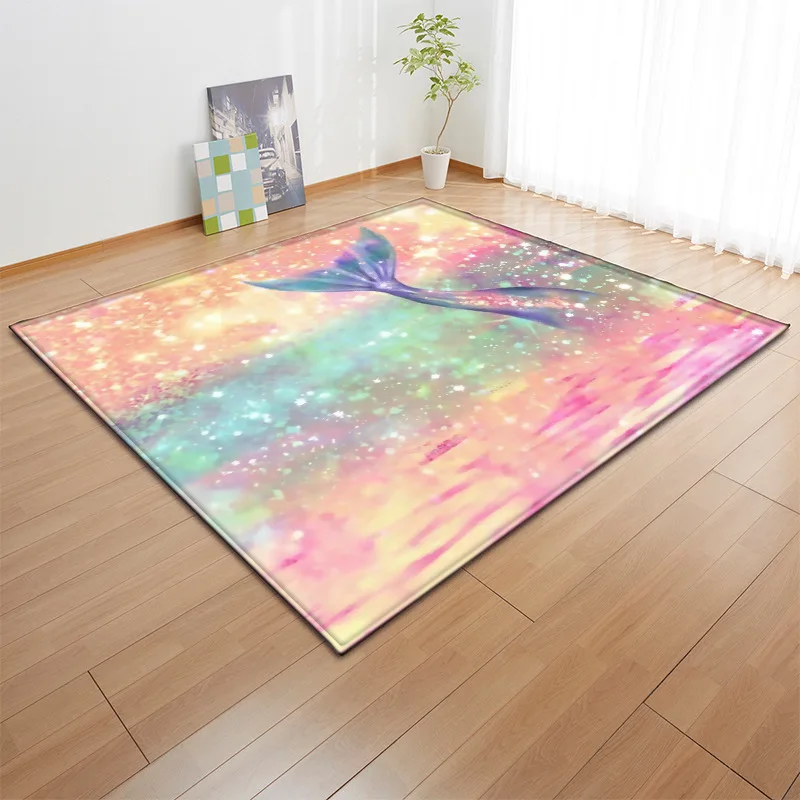 Flannel 3D Antiskid Home Rugs Memory Foam Carpet Baby Play Crawl Mat Large Size Carpets for Living Room kids girl Room decor Rug