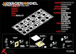 RealTS Voyager TEZ048 1/35 современные AFV дорожные колеса трафаретные шаблоны ver 2,0 (Для MENG/AFV/ACADEMY/BRONCO)