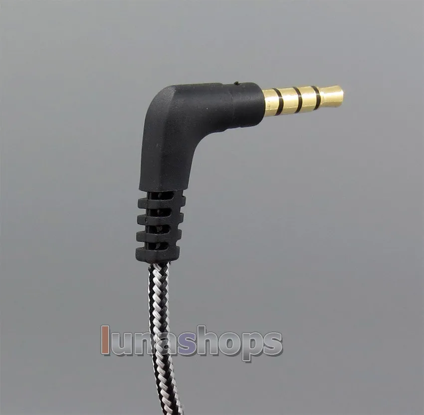 Черный и белый+ MIC удаленного наушников кабель для JVC HA-FX850 fidue A83 наушников LN005083