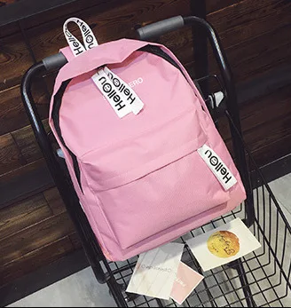 

WESHEU travel backpack Casual School Backpack School Bags for Teenage Girls Shoulder Canvas School Girls Boy Rucksack Satche