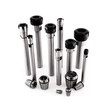 Porte-mandrin à tige droite C16 ER11 100L, Extension, fraisage CNC, Force de serrage puissante, C16 ER16 ER20 100L 150L