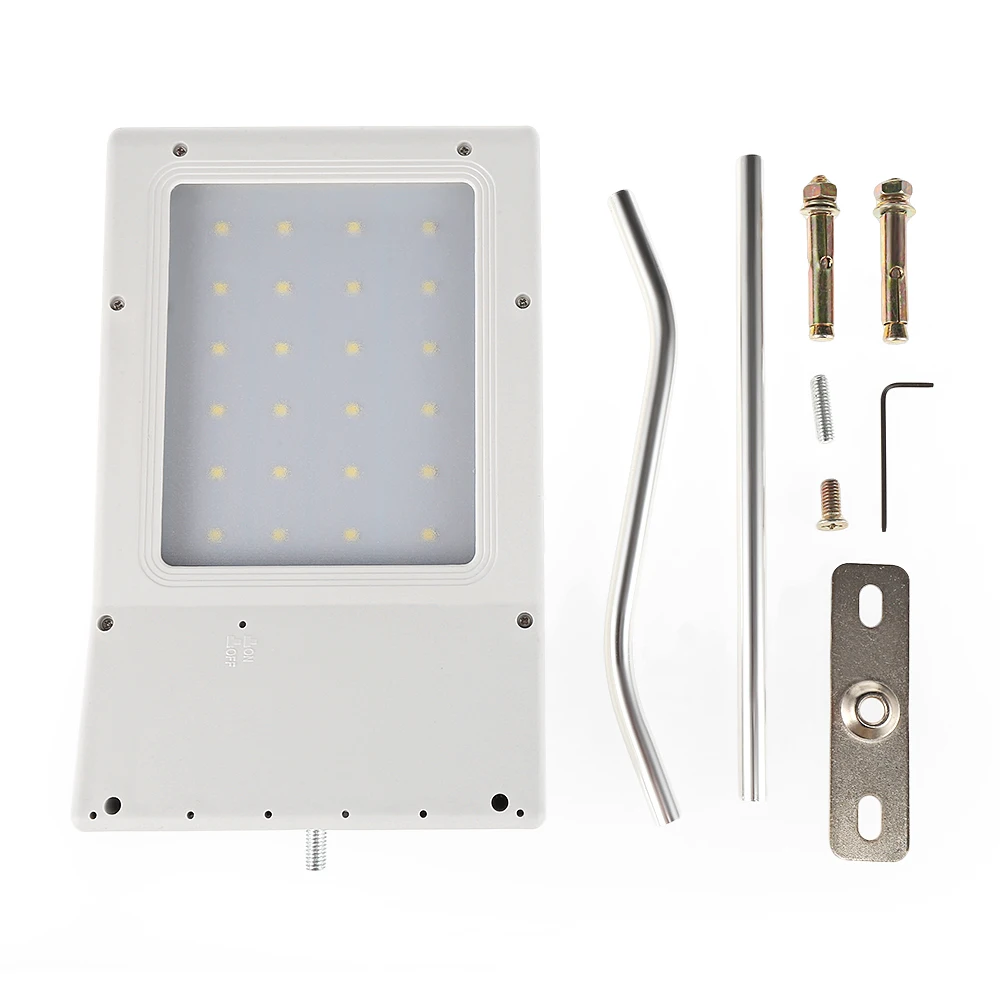 

Solar Street Lights For Road Street White Outdoor Light Sensor Lighting Night Light Modern Integrated Design LED Area Lamps