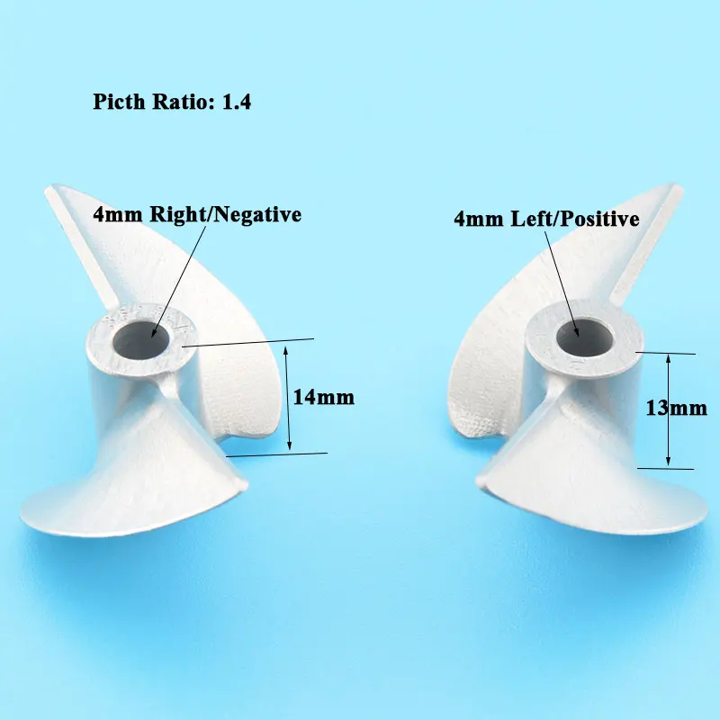 Высокое качество D36mm Rc 4 мм Пропеллер с ЧПУ Обработанные 2/3 лопасти пропеллер/винт для 4 мм вала Rc лодки