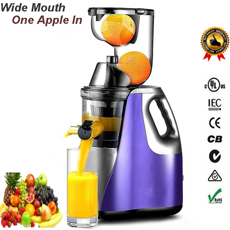 GERMAN Technology Large Mouth Slow Juicer
