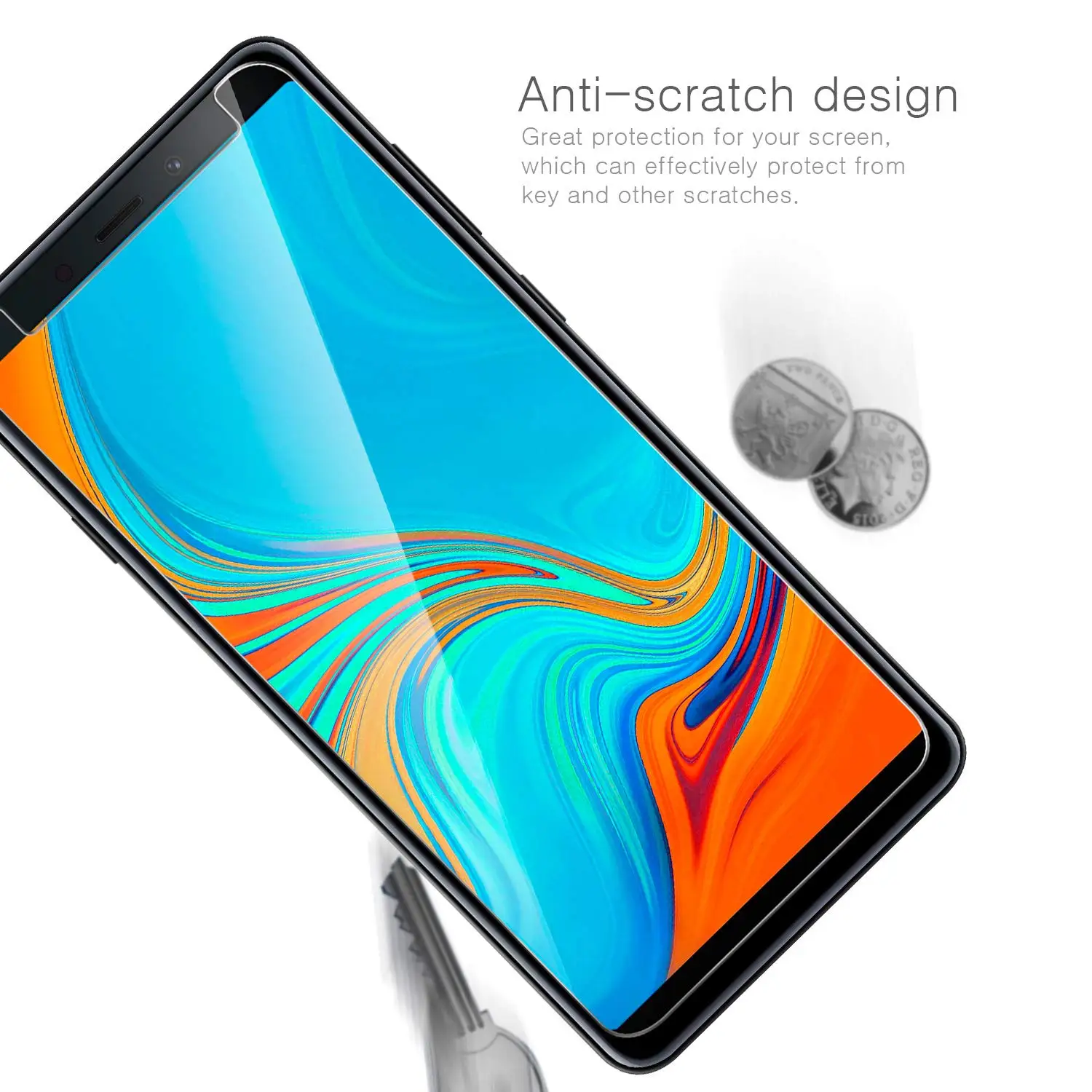 Премиум HD защитная пленка для Samsung Galaxy A9 2018 передний ЖК экран протектор SM a920f
