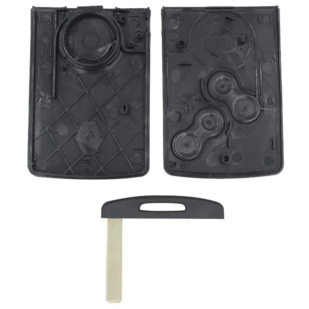 Dandkey 4 кнопочный дистанционный чехол для смарт карты Renault Laguna Koleos Clio ключ Megane Fob с