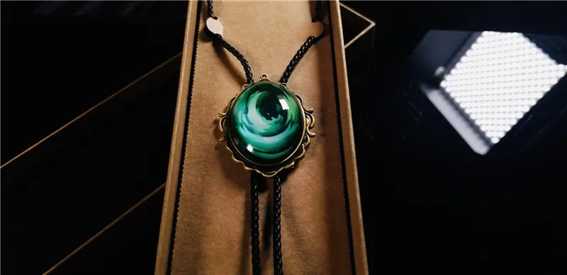 Ручной работы аниме фиолетовый Evergarden Cospaly аксессуары ожерелье кулон зеленый бриллиант аксессуары ювелирные изделия для женщин девочек