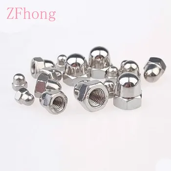 

20PCS 10pcs 5pcs 2pcs 304 stainless steel cap Nuts M3 M4 M5 M6 M8 M10 M12 Cap nuts decorative nuts