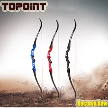 Hunting Archery 16-40Lbs 66 Inches Recurve Bow with Sight Arrow Rest for Left  Hand User Outdoor Crossbow Hunting Recurve Bow