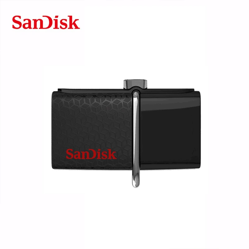 Подлинная SanDisk Dual USB 3,0 SDDD2 накопитель OTG флеш-накопитель флешки 130 м/с 16 ГБ 32 ГБ 64 ГБ 128 ГБ