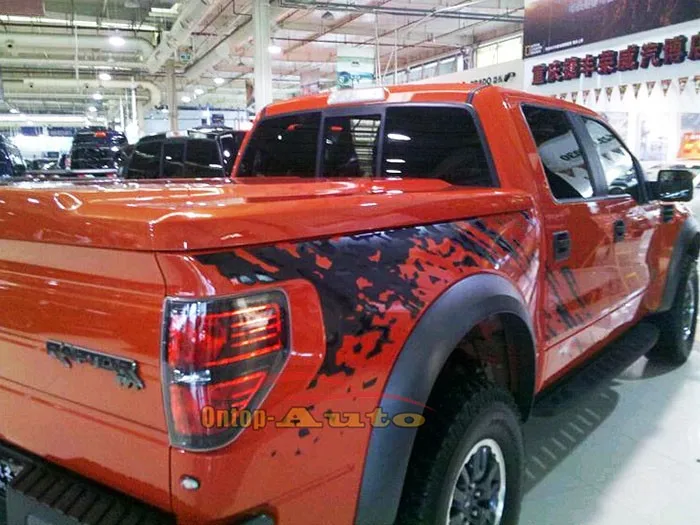 Авто тело хвост багажник сторона графика винил St наклейки SVT Стикеры для Ford F150 Raptor 2009