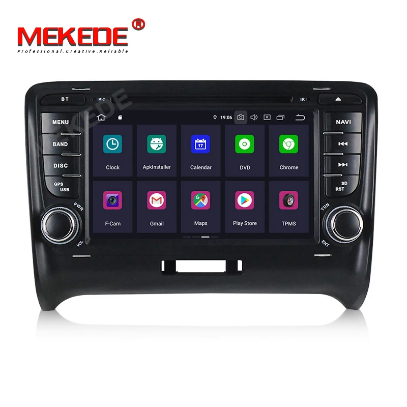Discount New arrival!Mekede PX30 android 9.0 Car multimedia player for Audi TT 2006-2012 with IPS screen DSP 4g wifi bluetooth carplay 3