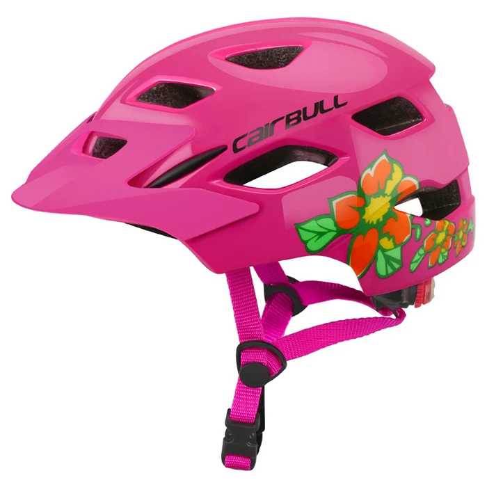 Cairbull модный Детский велосипедный шлем детский спортивный защитный велосипедный шлем СКУТЕР баланс велосипедный шлем с задними фонарями - Цвет: pink