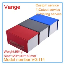 1 шт./партия металлическая Электроника Соединительный корпус 120*100*180 мм железный лист пластмассовый корпус прибора diy коробки для Промышленное оборудование управления
