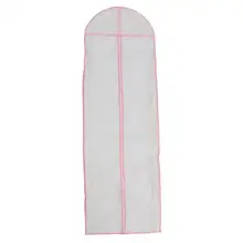 Нетканая ткань свадебное, бальное платье пылезащитный чехол для свадебной одежды складная сумка для хранения длинная одежда Вечерние платья чехол сумка