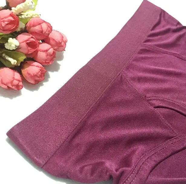 1 PC 100% Pure Silk Men's Underwear Boxer Briefs Size L XL 2XL 3XL SG105
