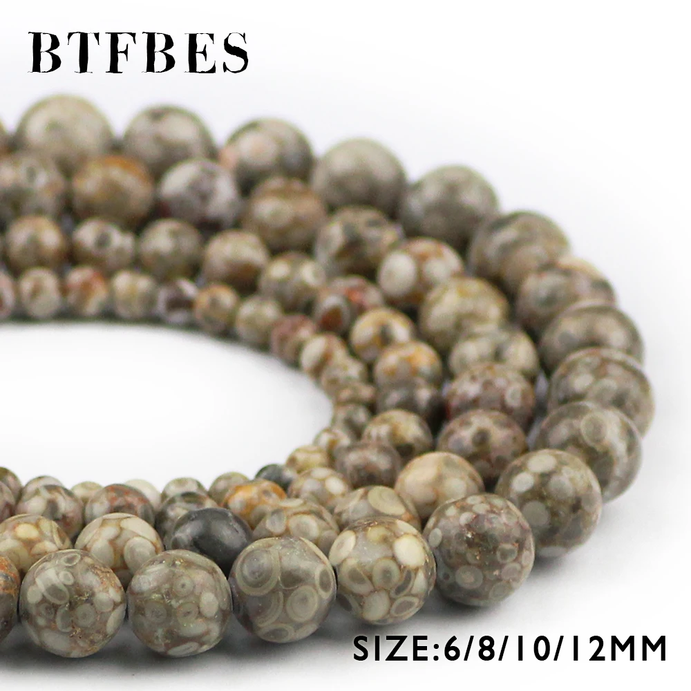 

BTFBES Natural Maifanite Stone Beads Maifan Stone 4 6 8 10mm Round Ore Loose Beads For Jewelry Bracelet Making Accessories DIY