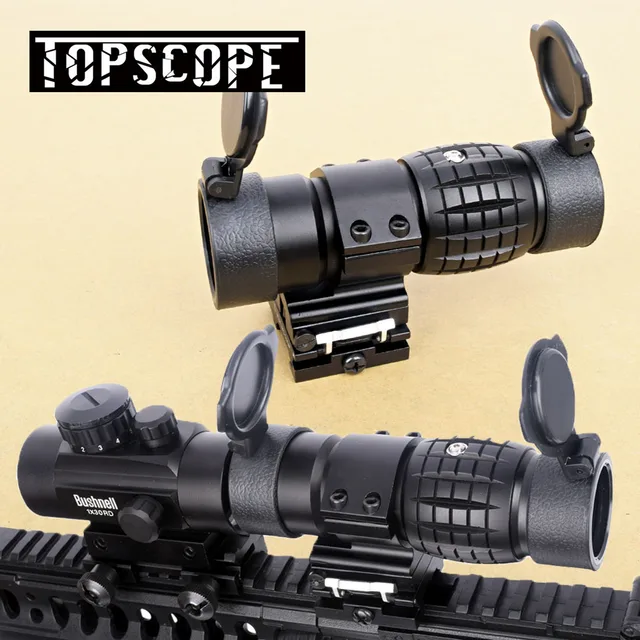 Tactical 3X Magnifier Scope Optics Scopes Riflescope Fits Aimpoint