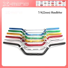 725 мм руль Альфа алюминиевая ручка бар мотоцикл руль 7/" дюймов 22 мм для дешевого питбайк Байк
