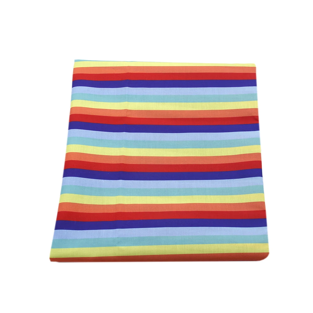 

New 50*145cm Stripe Printed Polyester Cotton Fabric Printed Cloth for Patchwork Quilting Baby Bedding Sewing Cloth DIY,c6915