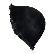 Зимние женские шляпы для рыбалки Harajuku женская шляпа в стиле ретро однотонные вельветовые вязаные зимние Рыбацкая шляпа Плавательная шапочка