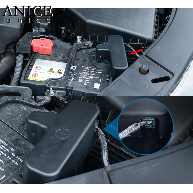

Auto Battery Negative Dust Proof Cover Trim Fit For Honda Accord Sedan 4-Door 2013-2017