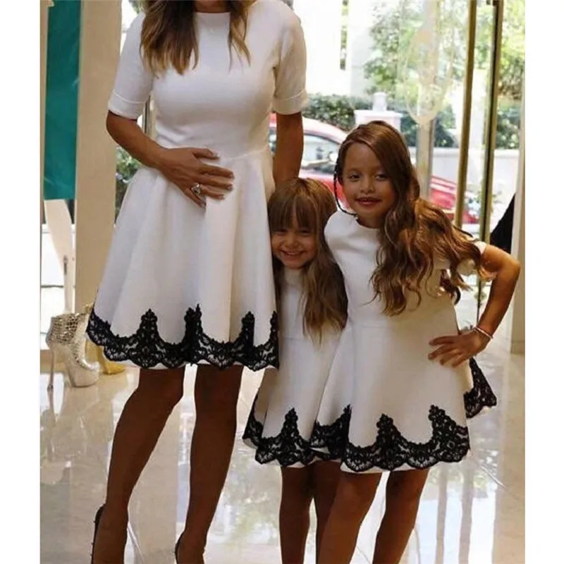 matching wedding outfits for mother and daughter