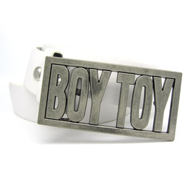 Madonna Like a Virgin Boy Toy Belt Buckle white or black PU leather