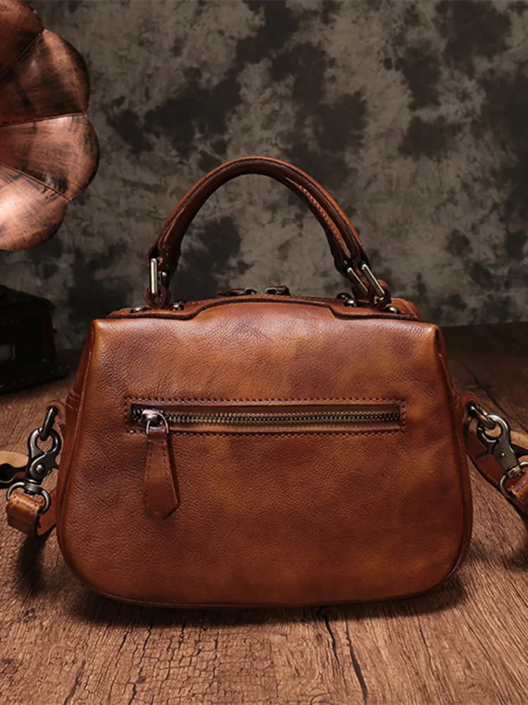 Cuir Brown micaizi Bandoulière En Main Nouveau Naturel gules Fourre Sac Des Mode Sacs violet Cuirs Style tout Véritable 2019 À Selle Femmes ZuPXki