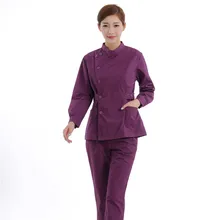 Женский костюм медика наборы медсестры Больничная форма стоматологическая клиника салон красоты с длинным рукавом медицинская рабочая одежда Slim Fit 1946