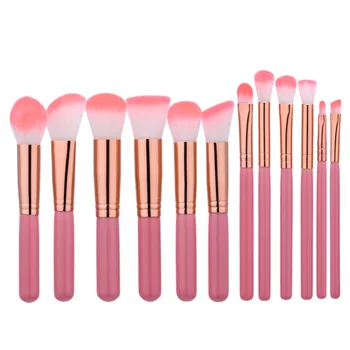 

New Arrival 12Pcs Makeup Brushes Kit Foundation Powder Blending Blusher Eyeshadow Contour Make Up Brush Cosmetic Beauty Tool Set