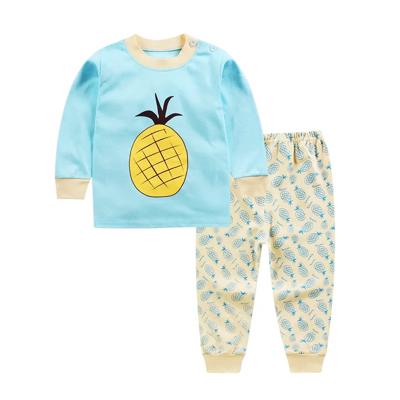 Newborn Clothes 2017 Autumn Winter Baby Girls Set Pinapple Coat+Pants 2pcs Outfits sets Infant Clothing |