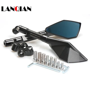 

7/8" Universal Round Motorbike Motorcycle Handle Bar End Rearview Side Mirrors for YAMAHA XJ6s FZ600 FZ1000 MT07 MT09 MT10 mt-09