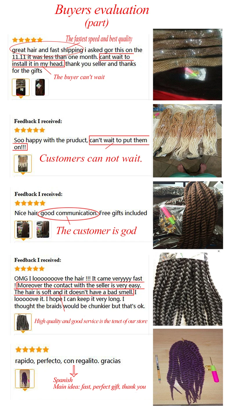 12-24 inch havana mambo twist hair extension