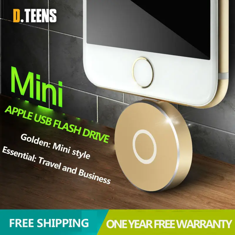 

Dteens 32G Newest USB iFlash Drive HD U-Disk Lighting interface for iPhone 7 7s 5/6/5s/6Plus iPad air /iPod/ Mac/PC Pendrive