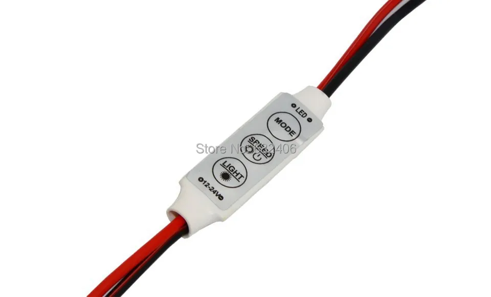 Диммер контроллер переключатель мини DC 12V 3 клавиши для одного цвета 5050 3528 5630 5730 3014